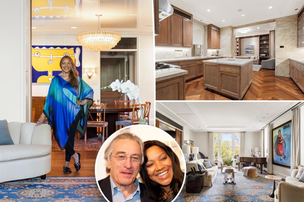 Grace Hightower, Robert De Niro's ex-wife, finds a buyer for their marital home across from Central Park.